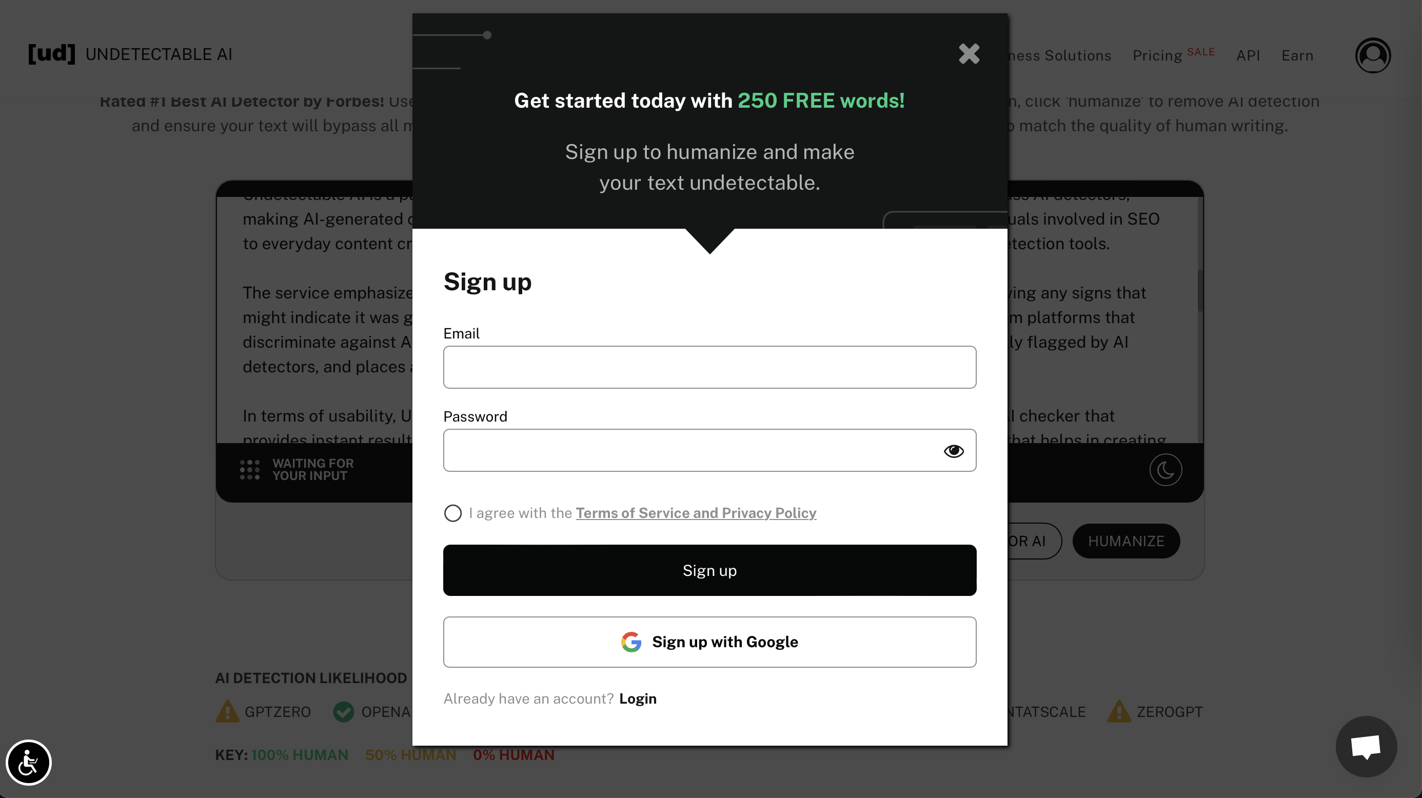 Textero Login